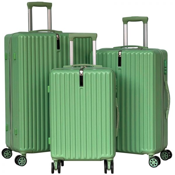 ABS Luggage Set 3pcs Portofino Green