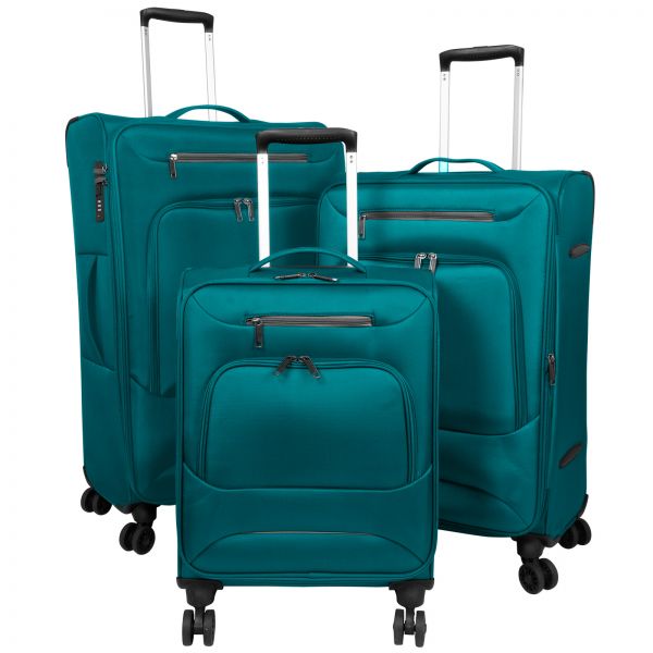 Nylon Luggage Set 3pcs Cordoba Green