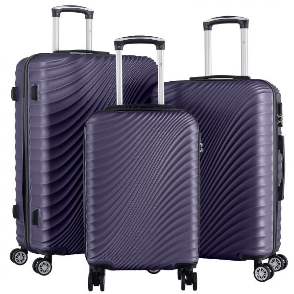 ABS Luggage Set 3pcs Padua Blue