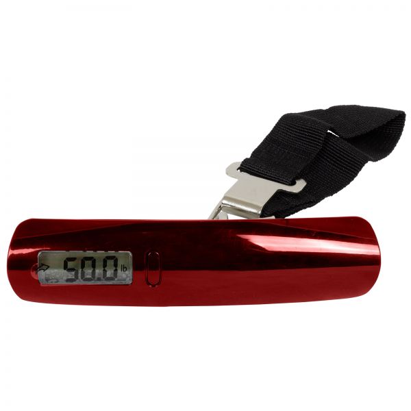 Digital Luggage Scale Red