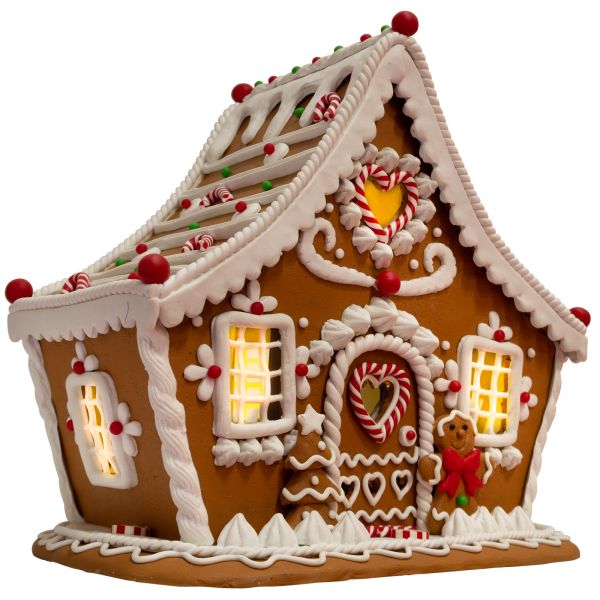 LED Gingerbread House 21cm