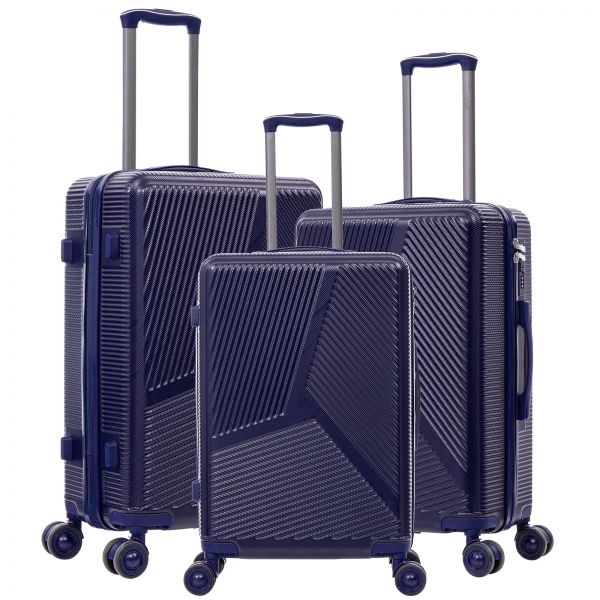 ABS Luggage Set 3pcs Alcudia Blue