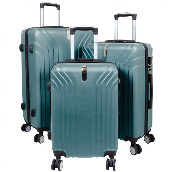 ABS Luggage Set 3pcs Palma24 Turquoise
